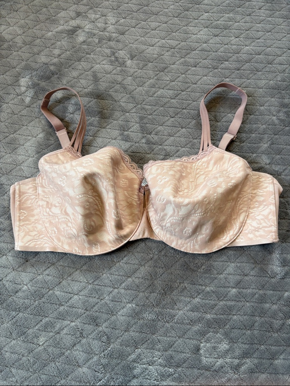 Soma Blush Pink Lace Underwire Bra